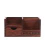 Handcarved Tree Of Life Sheesham Wooden Desk Organizer
