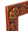 Engineered Wood Copper Finish Hand carved (Handpainted) Jharokha