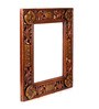Engineered Wood Copper Finish Hand carved (Handpainted) Jharokha