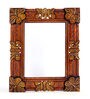Engineered Wood Copper Finish Hand carved (Handpainted) Jharokha