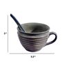 Handcrafted 300ml (Set of 2) Stoneware Soup Bowl with Spoon