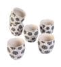 Handcrafted 50Ml Multicolor Ceramic (Set Of 6) Kullad