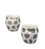 Handcrafted 50Ml Multicolor Ceramic (Set Of 6) Kullad