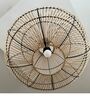 Handcrafted Bamboo Rattan Pendant Lamp (Beige)