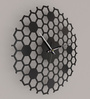 Bois Handcrafted Black MDF Wall Clock