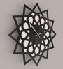 Handcrafted Black Colour MDF Wall Clock