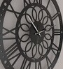 Arc Handcrafted Black Colour MDF Wall Clock