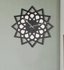 Handcrafted Black Colour MDF Wall Clock
