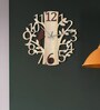Handcrafted Brown Colour MDF Wall Clock