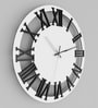 Element Handcrafted Brown Colour MDF Wall Clock