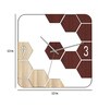 Brown MDF Handcrafted Novelty Wall Clock