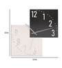 Brown MDF Stylish Novelty Wall Clock