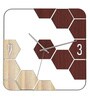 Brown MDF Handcrafted Novelty Wall Clock