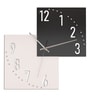 Brown MDF Stylish Novelty Wall Clock