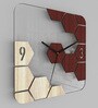 Brown MDF Handcrafted Novelty Wall Clock