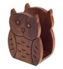 Handcrafted Brown Colour Sheesham Wood Tissue Holder