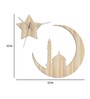 Cream MDF Handcrafted Modern Wall Clock