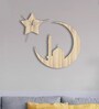 Cream MDF Handcrafted Modern Wall Clock