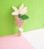 White Lily Handcrafted Crochet Flower