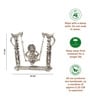 Silver Handcrafted Ganesha Idol on Jhula