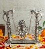 Silver Handcrafted Ganesha Idol on Jhula