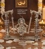 Silver Handcrafted Ganesha Idol on Jhula
