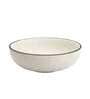 Handcrafted Gaura 600ml White Ceramic (Set of 2) Serving Bowl