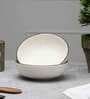 Handcrafted Gaura 600ml White Ceramic (Set of 2) Serving Bowl