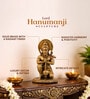 Golden Handcrafted Hanuman Ji Murti