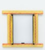 Yellow Window Handcrafted Jharokha With Door With Door Wall D cor