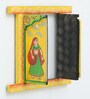 Yellow Window Handcrafted Jharokha With Door With Door Wall D cor