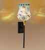 Handcrafted Mosaic Glass Wall Lamp with Metal Base   Great for Bedrooms, Living Rooms & Dining Areas
