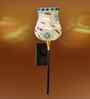Handcrafted Mosaic Glass Wall Lamp with Metal Base   Great for Bedrooms, Living Rooms & Dining Areas