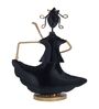 Handcrafted Musician Lady Multicolour Colour Wrought Iron Figurine