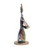 Handcrafted Musician Lady Multicolour Colour Wrought Iron Figurine