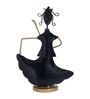 Handcrafted Musician Lady Multicolour Colour Wrought Iron Figurine