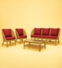 Handcrafted Natural Rattan 3+1+1 Seater Sofa Set Handcrafted Natural Rattan 3+1+1 Seater Sofa Set