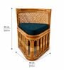 Handcrafted Rattan Corner Chair In Natural Finish Handcrafted Rattan Corner Chair In Natural Finish