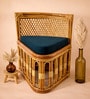 Handcrafted Rattan Corner Chair In Natural Finish Handcrafted Rattan Corner Chair In Natural Finish