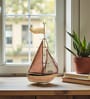 Handcrafted Premium Metal Sailboat Showpiece Designer Nautical Theme Table D cor
