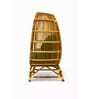 Handcrafted Rattan Egg Chair 1 Seater In Natural Brown Finish Handcrafted Rattan Egg Chair 1 Seater In Natural Brown Finish