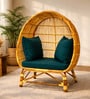 Handcrafted Rattan Egg Chair 1 Seater In Natural Brown Finish Handcrafted Rattan Egg Chair 1 Seater In Natural Brown Finish