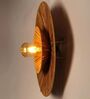 Handcrafted Rattan Wall Sconce (Beige)
