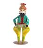 Handcrafted Sardar Musician Multicolour Wrought Iron Figurine
