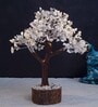 Handcrafted Studded Tree Stone Table Accent