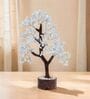 Handcrafted Tree Stone Table Accent