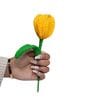 Yellow Tulip Handcrafted Crochet Flower