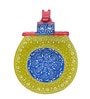 Multicolor Handcrafted Wooden Elephant Chowkie