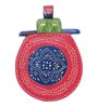 Blue Handcrafted Wooden Elephant Chowkie