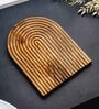 Handcrafted Wooden Half Moon Platter (1 Piece)